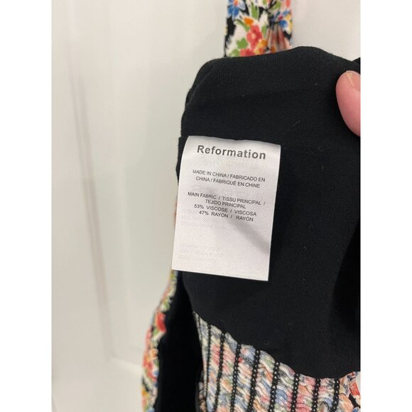 Reformation Ellora Floral Top Size 4 - Picture 6 of 7